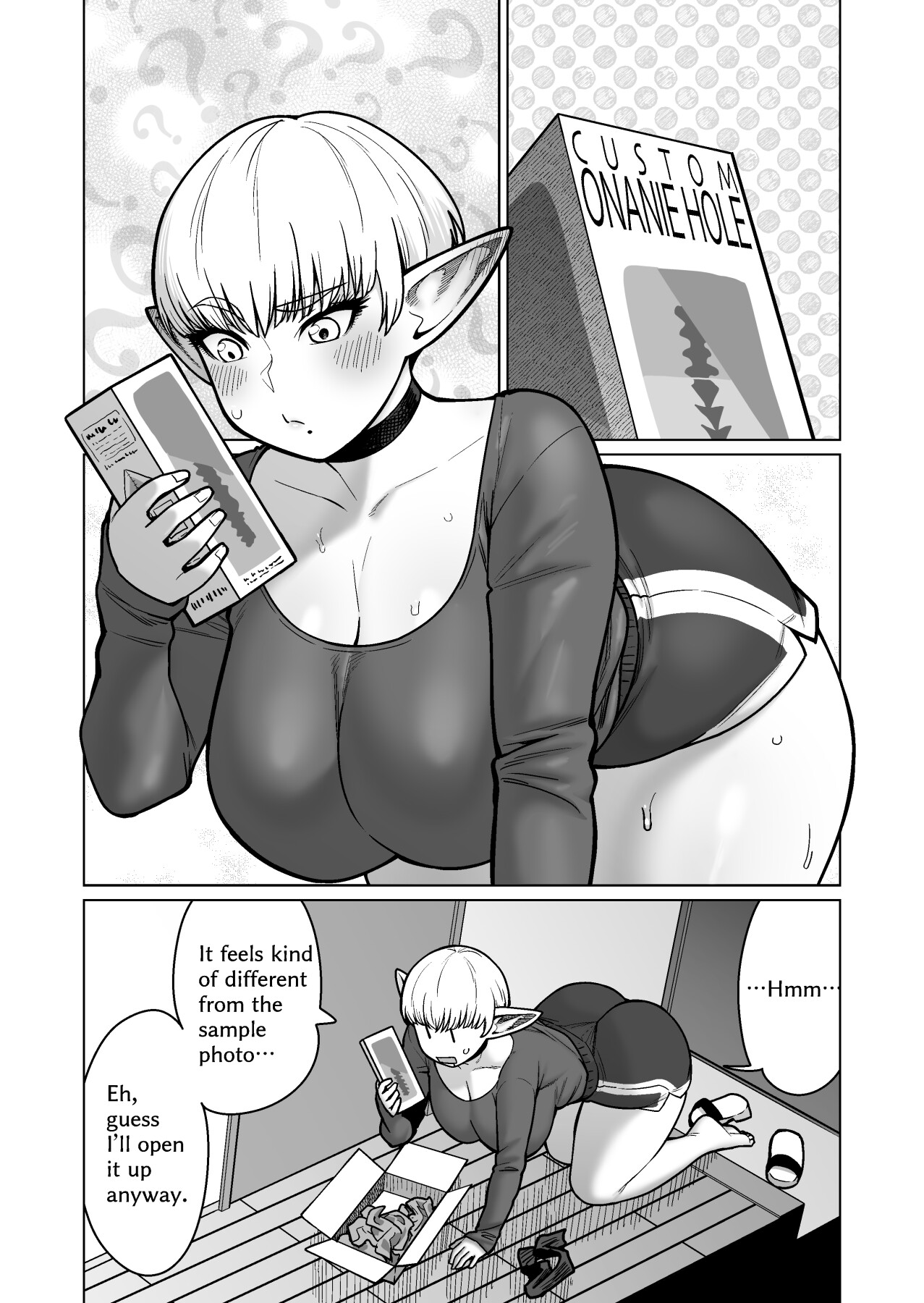 Hentai Manga Comic-The Neighbor: Former Swordmaster Elf!!-Read-5